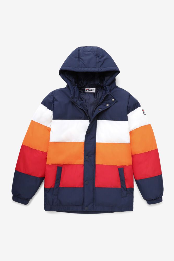 Fila Jakke Herre Flerfarvede Giovanni Puffa TLJ-037964